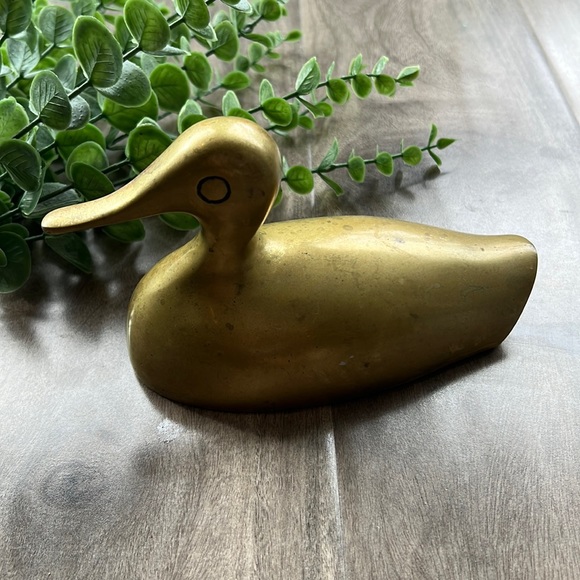 VINTAGE brass duck - Picture 1 of 7